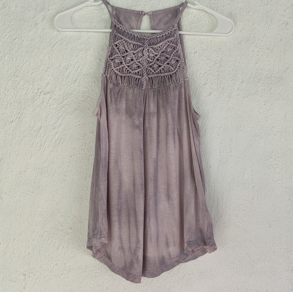 American Eagle purple halter top
